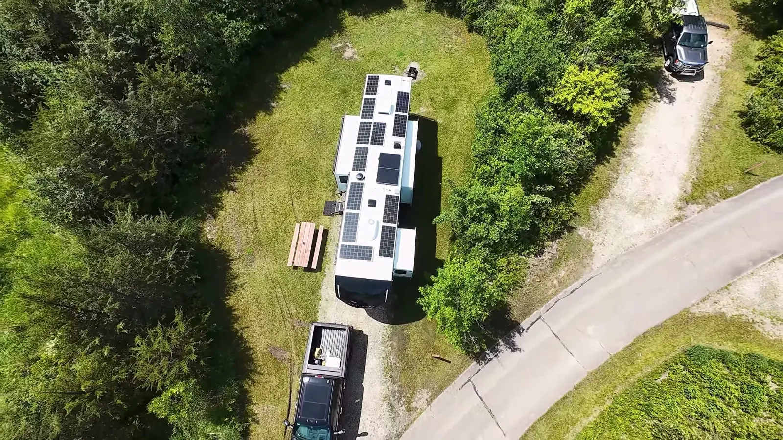 Richard Bong State Recreation Area: Sunset Campground With a Big Rig