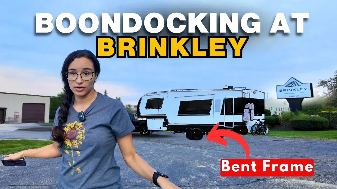 Brinkley Service Day: Boondocking at Brinkley, Big Repairs & One More Problem