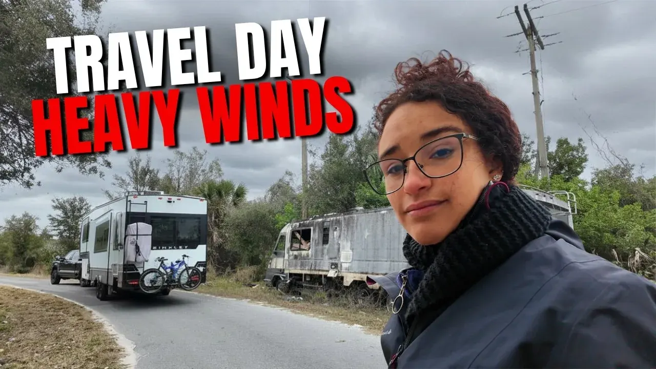 We Forgot Our Stairs Were Down… AGAIN (Windy Travel Day + Easy Beef Stew)
