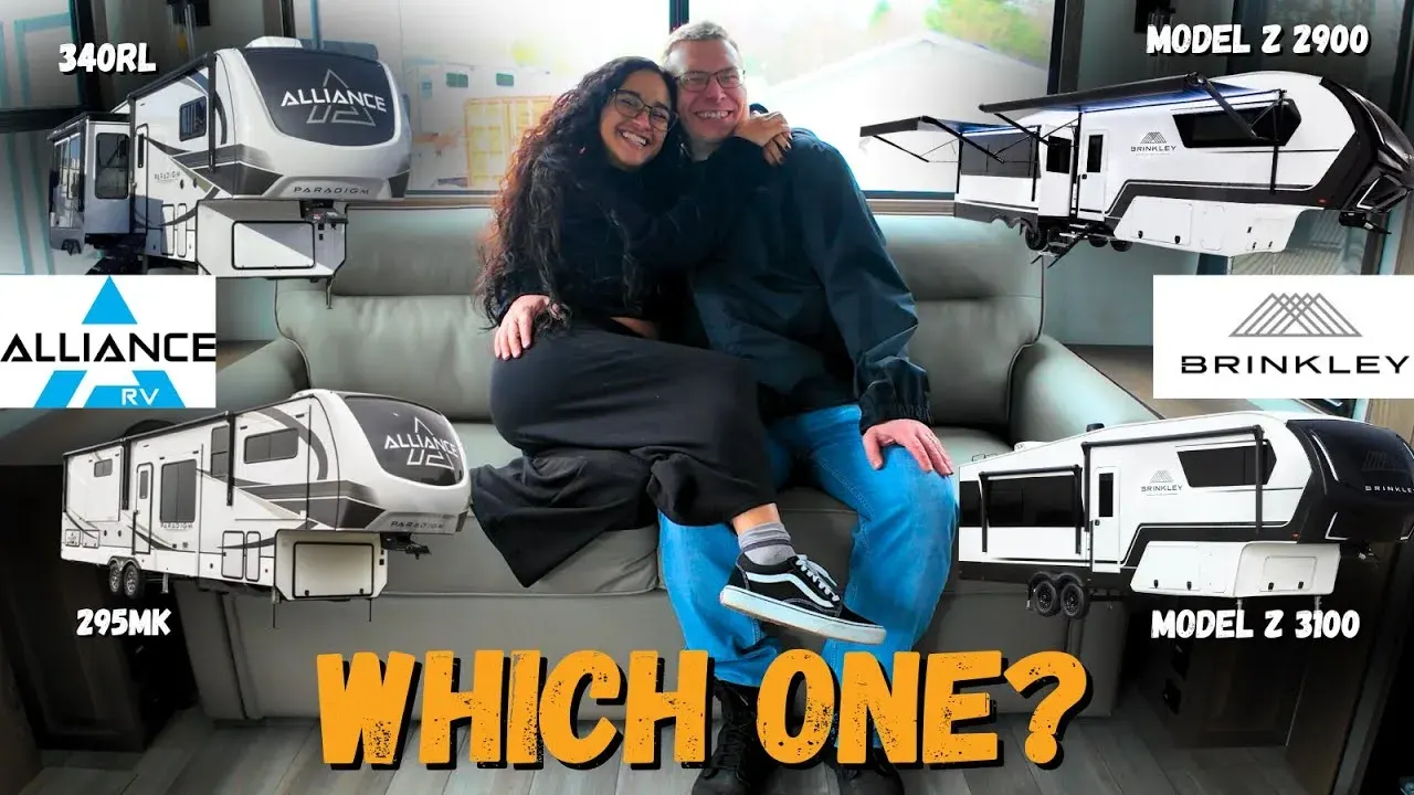 Luxury 5th Wheel RV Shopping: Brinkley Model Z 2900 and 3100 or Alliance Paradigm 295MK and 340RL?
