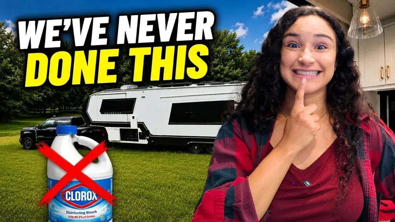 How to Sanitize an RV Fresh Water Tank (Bleach-Free, After 18 Months)