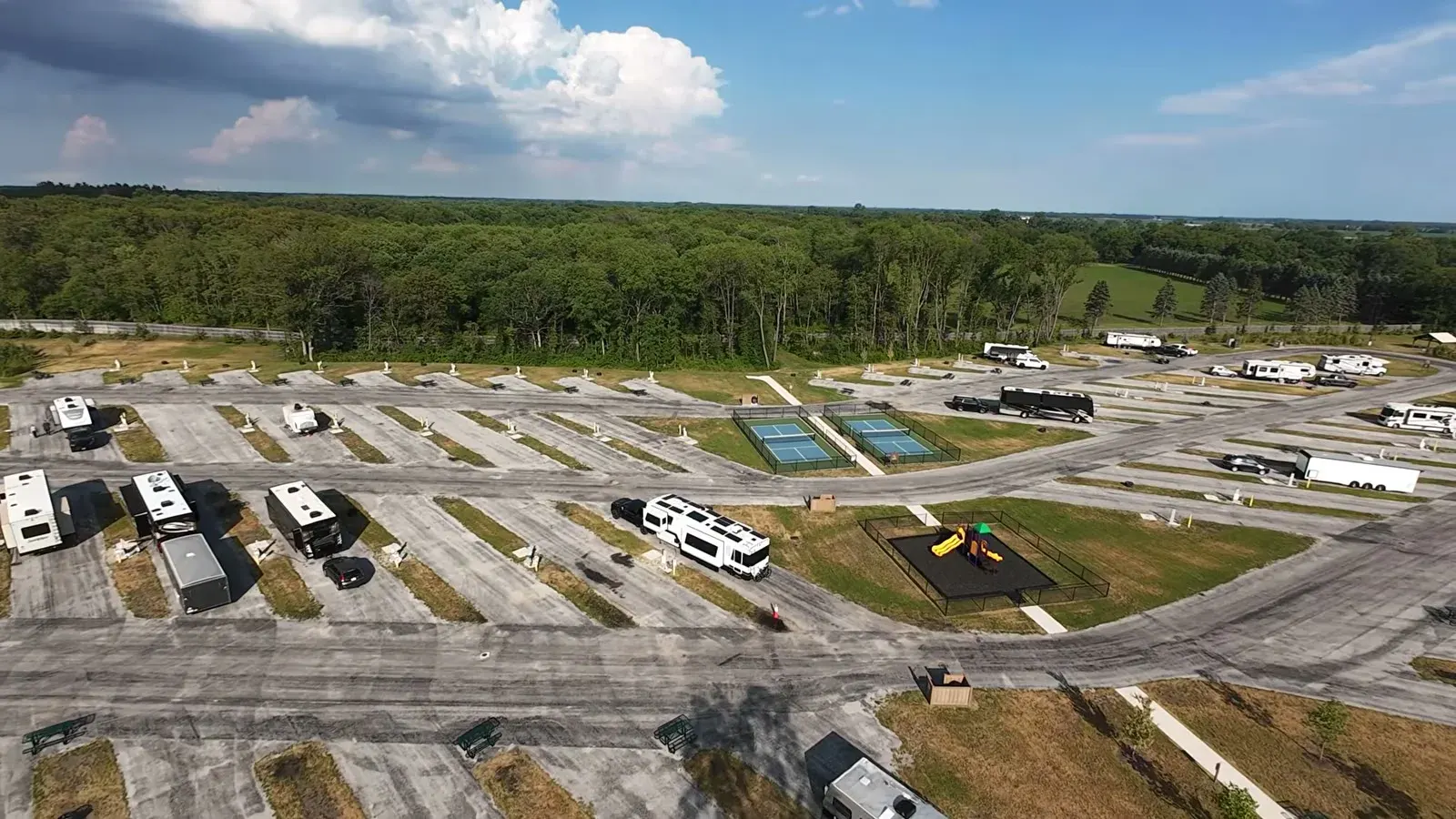 Love's RV Stop in DeMotte, Indiana: What $74 a Night Gets You