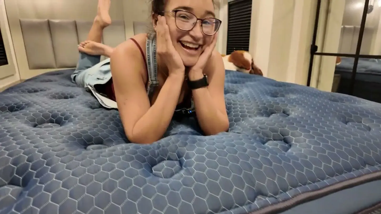 The RV mattress we replaced ours with
